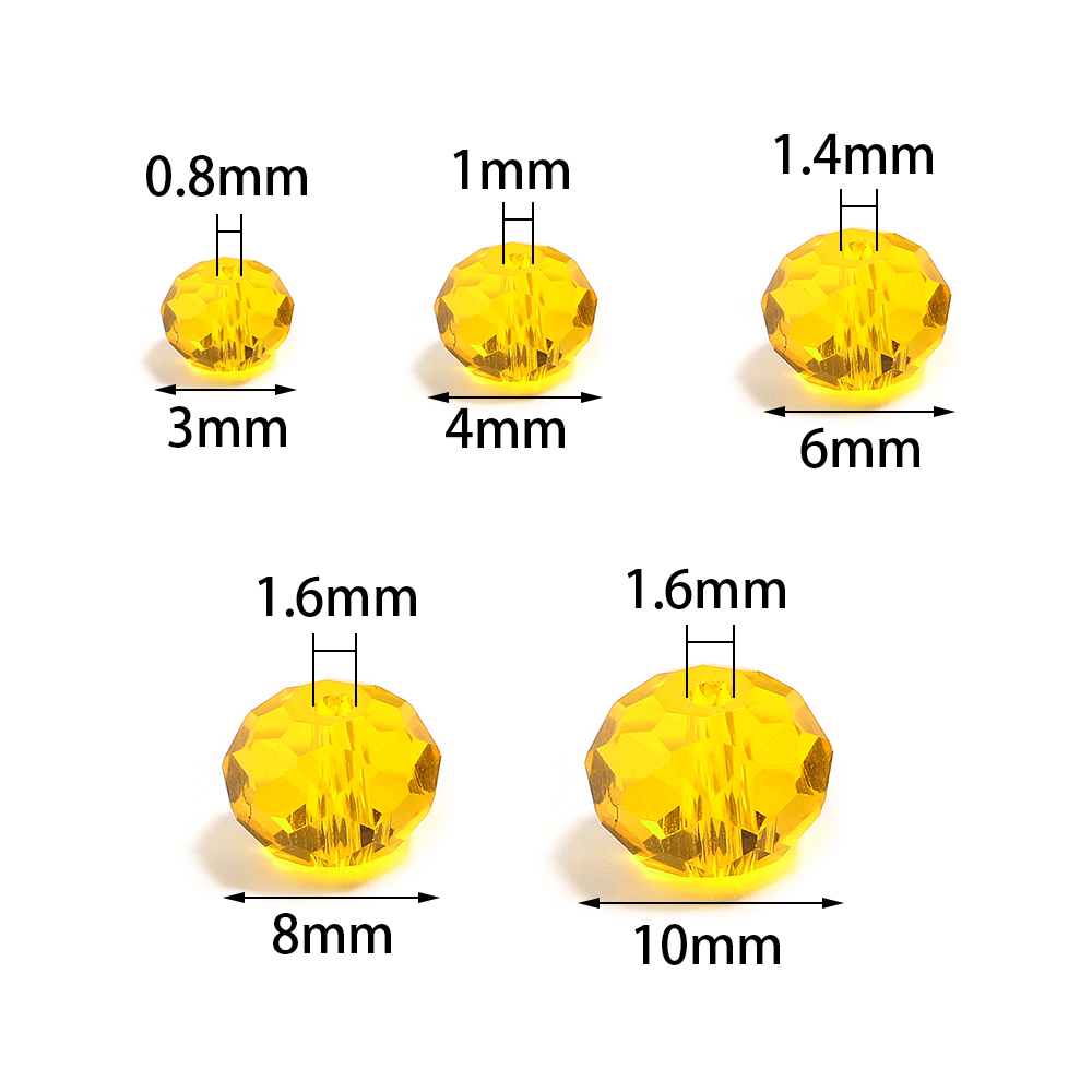 50-200pcs Faceted Crystal Bead - Crystal Bead Mix ulasan dan harga