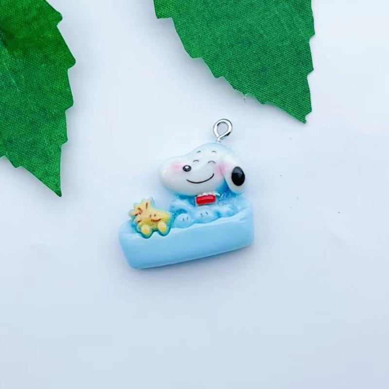12pcs resin cartoon dog pendan - Jewelry Making Party ulasan dan harga