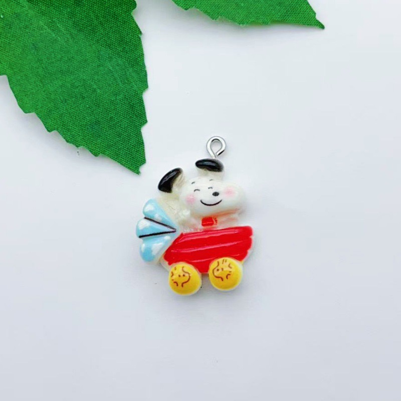 12pcs resin cartoon dog pendan - Jewelry Making Party ulasan dan harga