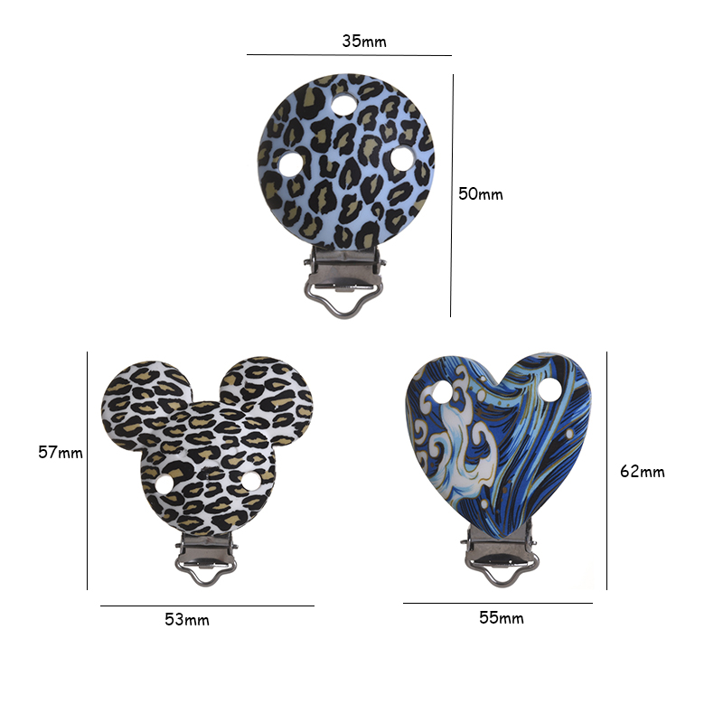1Pc Silicone Clips Leopard Pri - Jewelry Making For Dummies ulasan dan harga