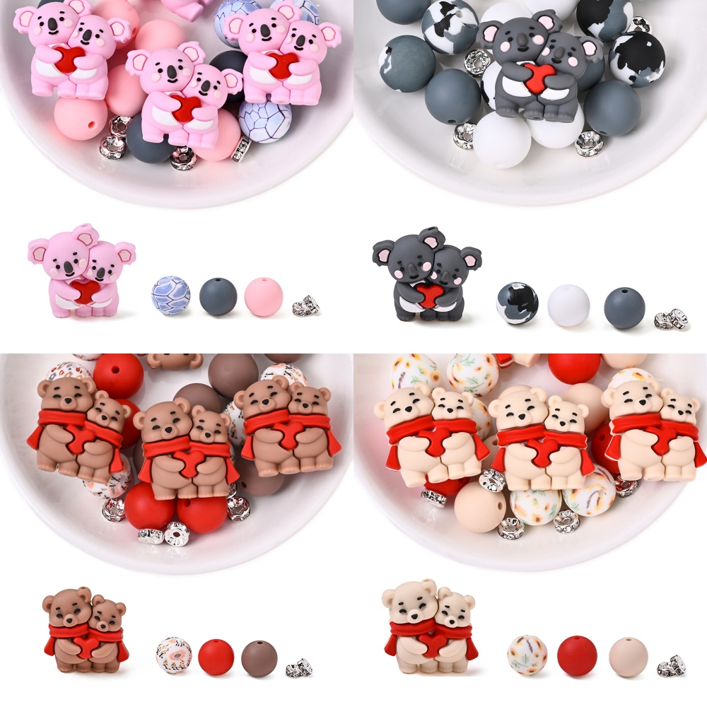 15/75Pcs Animals Silicone Bead - Jewelry Making For Dummies ulasan dan harga