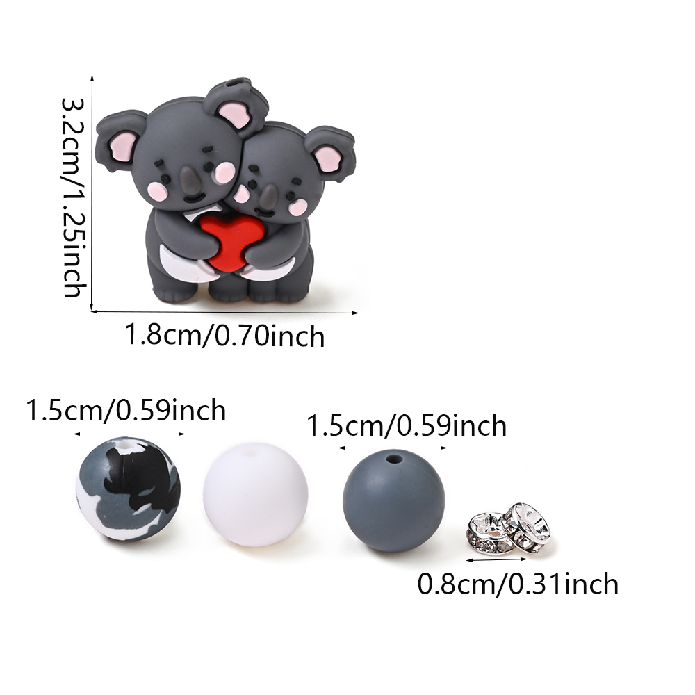 15/75Pcs Animals Silicone Bead - Jewelry Making For Dummies ulasan dan harga
