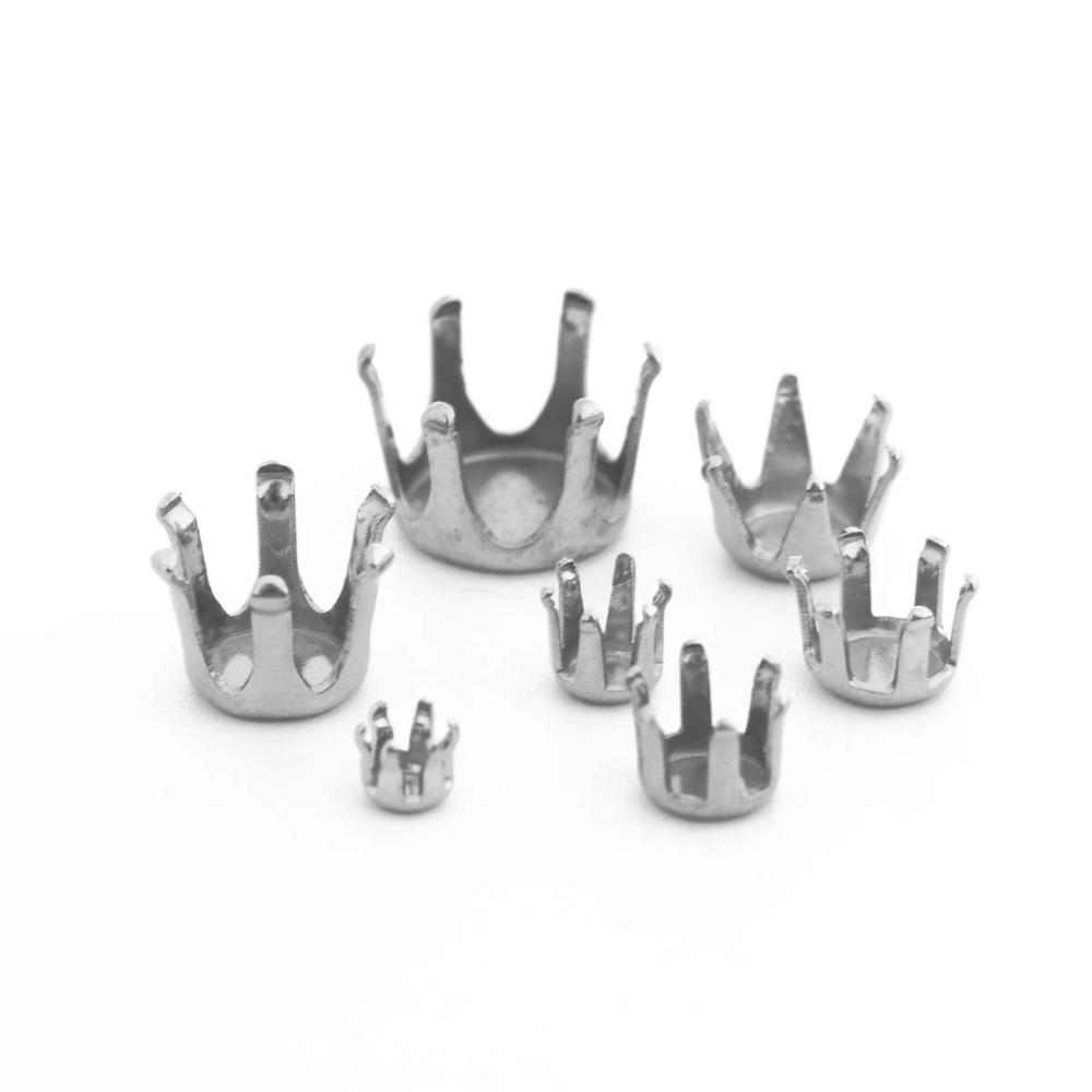 100pcs/Lot Stainless Steel Rou - Crystal Bead Mix ulasan dan harga