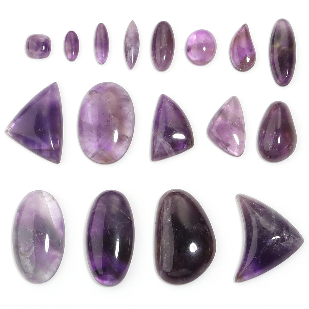5pcs/lot Irregular Purple Crys - Crystal Bead Mix ulasan dan harga