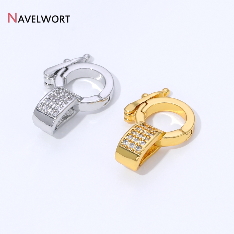 18K Gold Plated Brass Inlaid Z - Jewelry Making Supplies ulasan dan harga