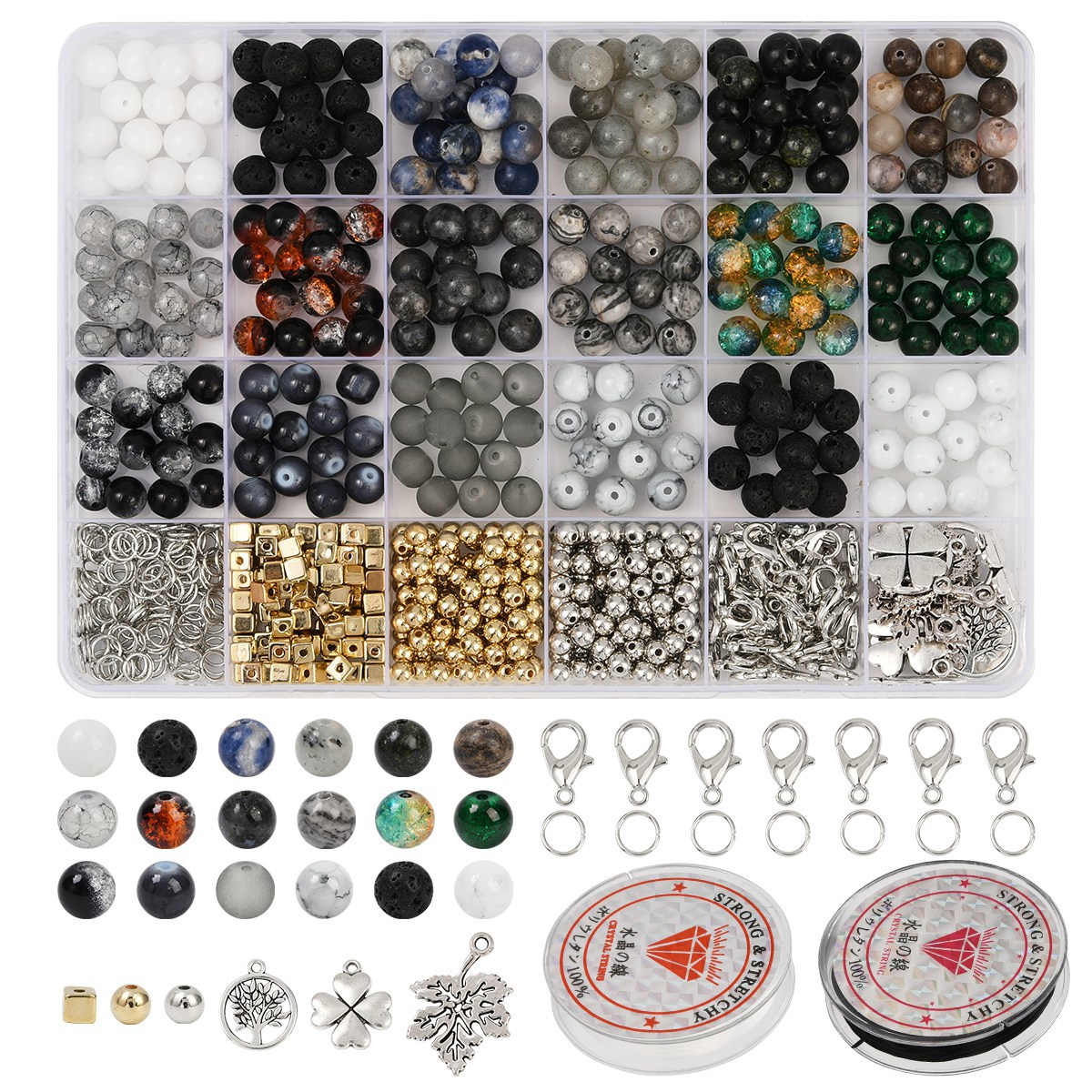 Natural Stones Gemstones Jewel - Jewelry Making Kits For Girls ulasan dan harga
