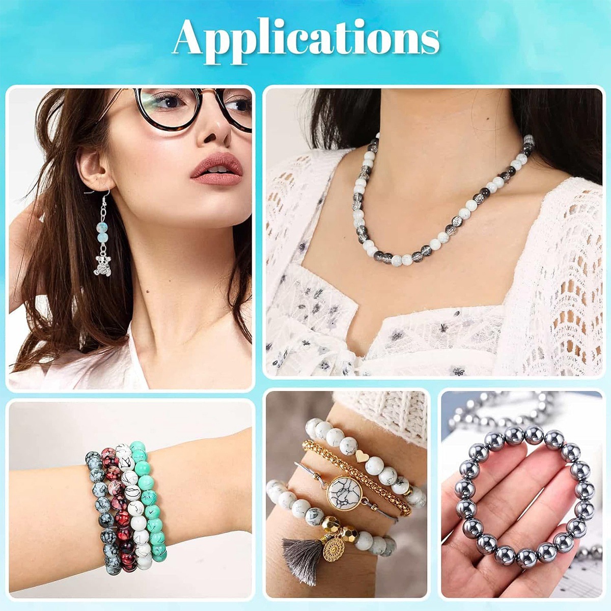 Natural Stones Gemstones Jewel - Jewelry Making Kits For Girls ulasan dan harga