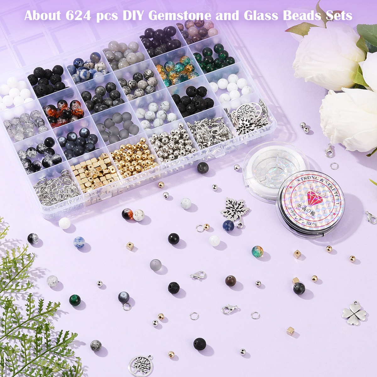 Natural Stones Gemstones Jewel - Jewelry Making Kits For Girls ulasan dan harga