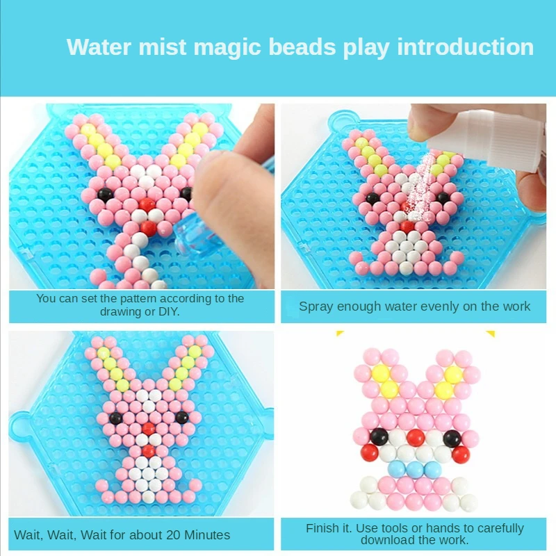 1000 Pcs/box DIY Water Spray M - Crystal Bead Mix ulasan dan harga