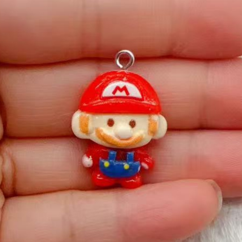 10pcs resin cartoon pendant, D - Jewelry Making Party ulasan dan harga