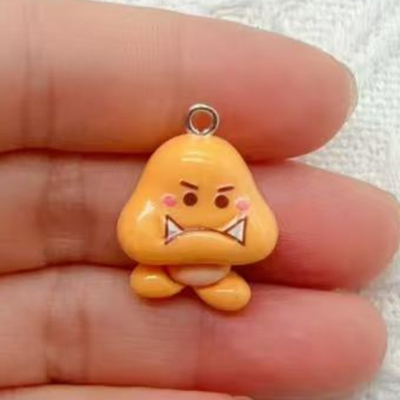 10pcs resin cartoon pendant, D - Jewelry Making Party ulasan dan harga