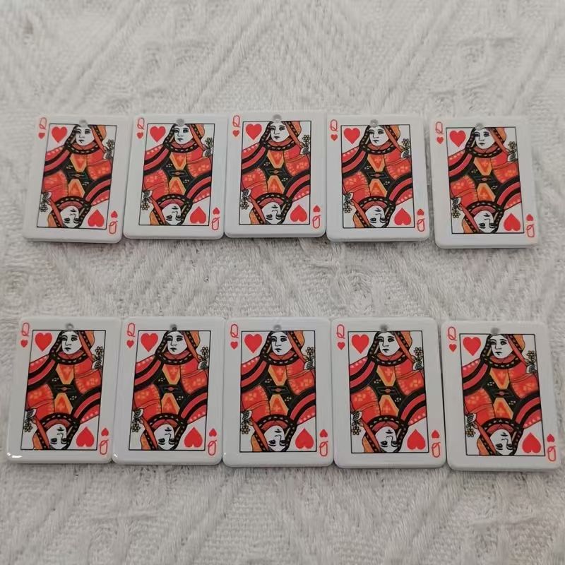 10pcs acrylic double-sided sim - Jewelry Making Party ulasan dan harga