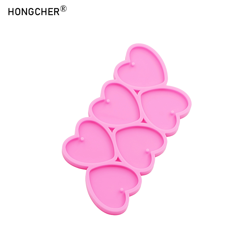 Shiny Mirror Love Epoxy Resin  - Jewelry Making Mold ulasan dan harga