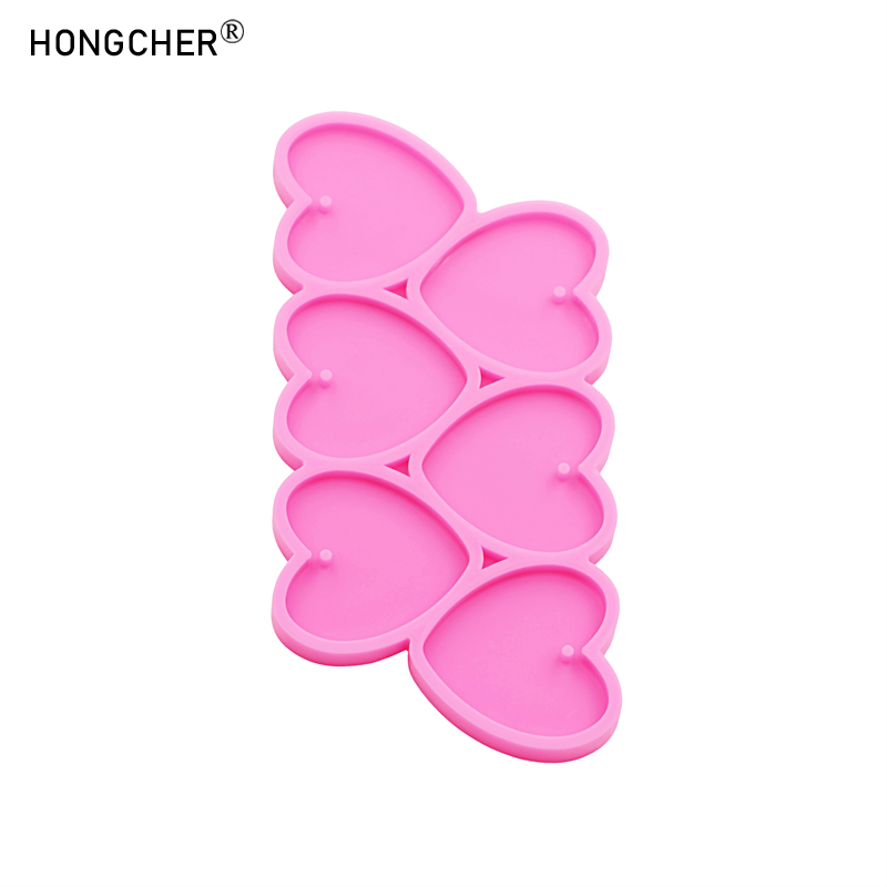 Shiny Mirror Love Epoxy Resin  - Jewelry Making Mold ulasan dan harga