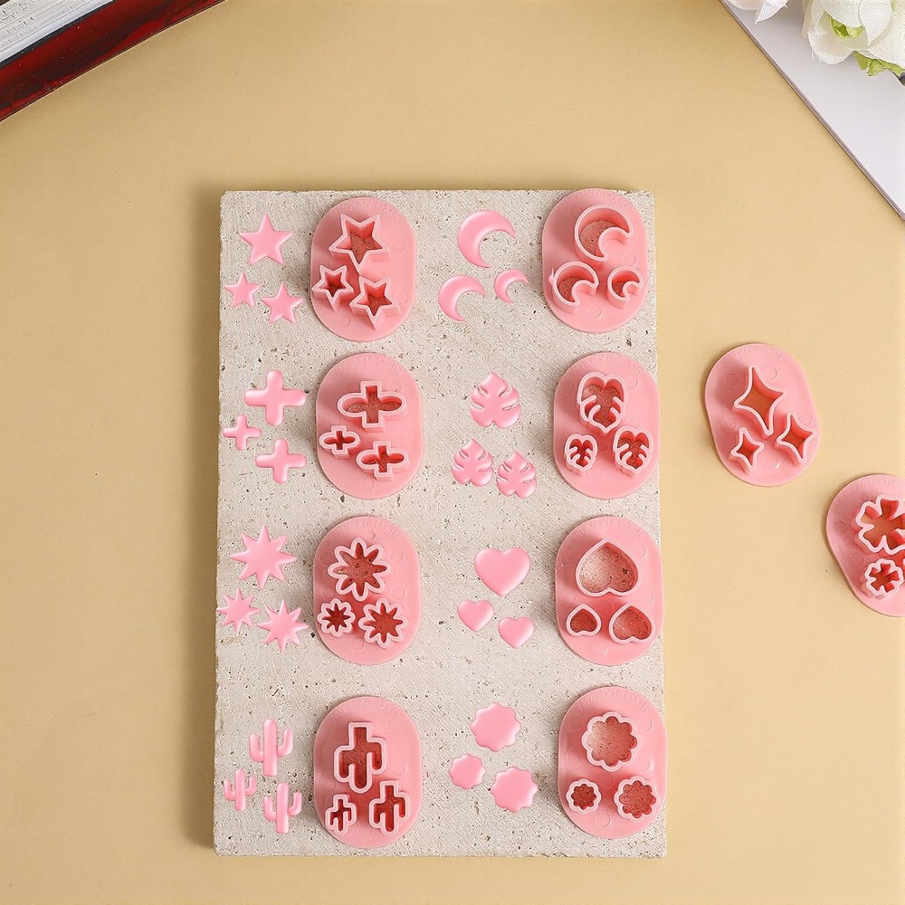 10 Pcs Polymer Clay Cutters, F - Jewelry Making Mold ulasan dan harga