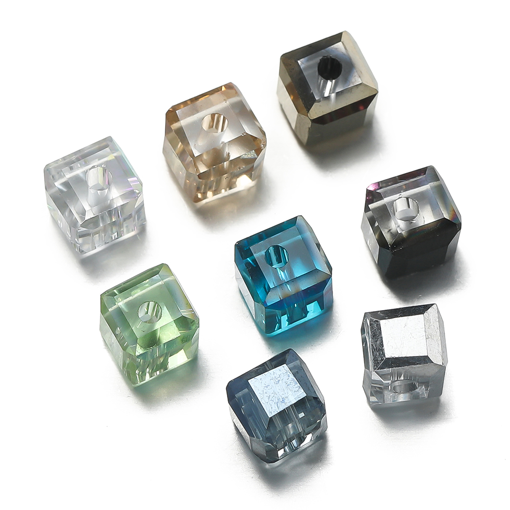 10pcs/lot Exquisite Square Col - Crystal Bead Mix ulasan dan harga