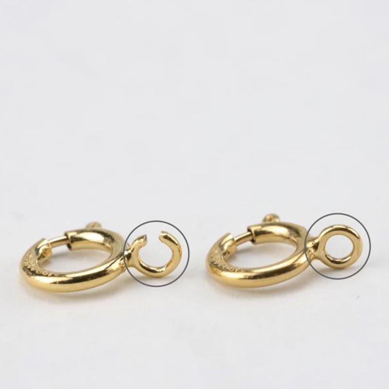 14K Gold Filled Spring Ring Cl - Jewelry Making Supplies ulasan dan harga