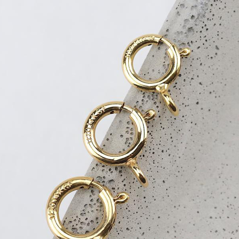 14K Gold Filled Spring Ring Cl - Jewelry Making Supplies ulasan dan harga