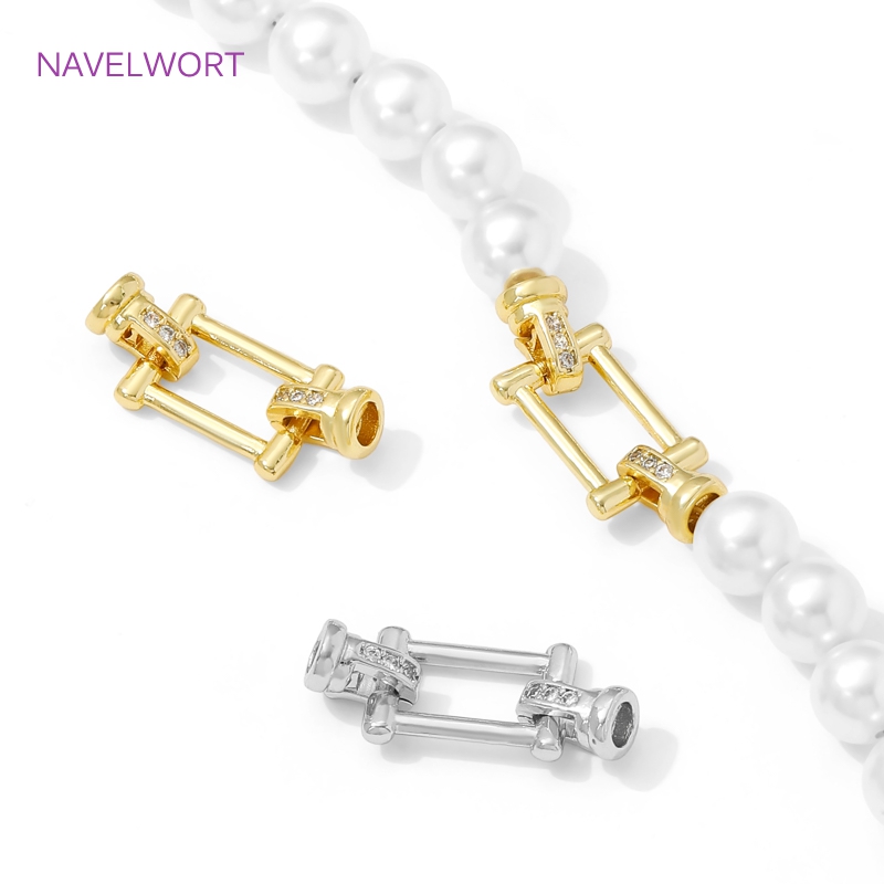 1/2Pcs 14K Gold Plated Pearl C - Jewelry Making Supplies ulasan dan harga