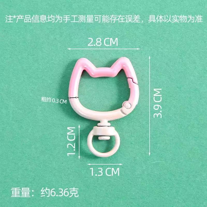 5-10PCS Gradient Cute Cat Clas - Jewelry Making Supplies ulasan dan harga